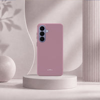 Samsung Galaxy S26 Plus-deksel Never too PINK med en ren, dempet rosatone i lyst interiør
